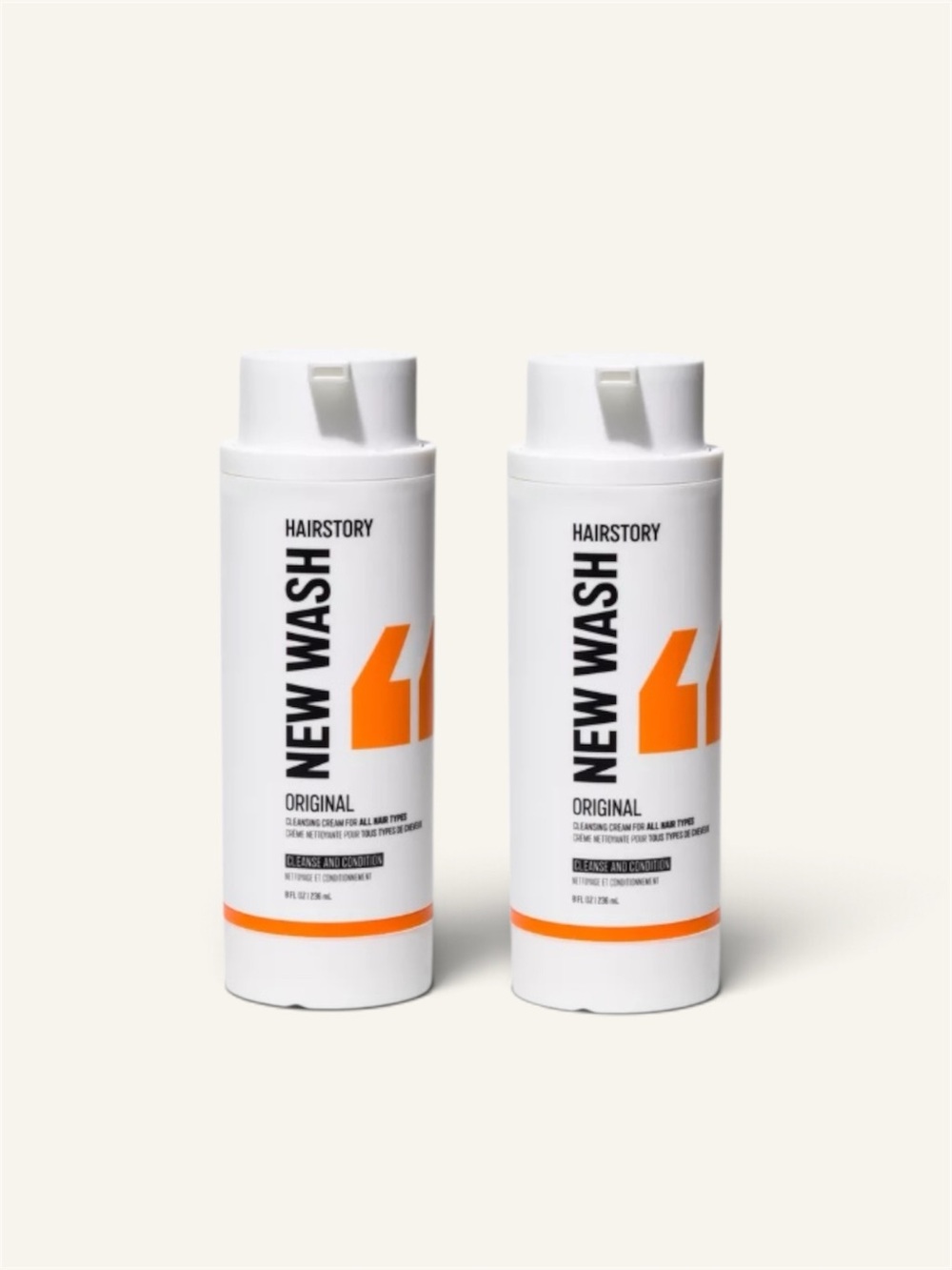 Hairstory New Wash: 2 x 8 fl oz bottles